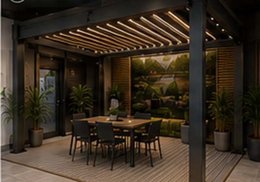 Pergola bioclimatique